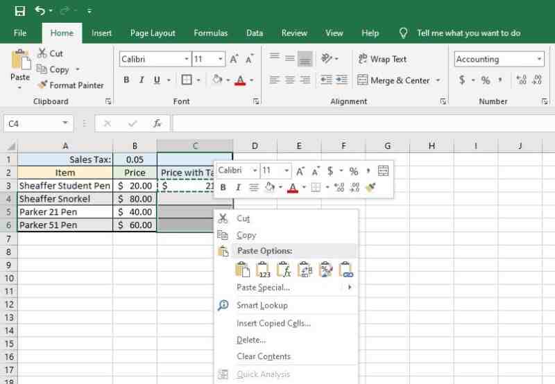Comment copier la valeur d'une cellule Excel sans la formule ?
