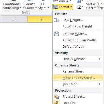 Comment reporter des données d'une feuille Excel ?